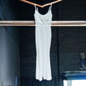 🌻Windsor White Sequins Long Spaghetti Straps Size Small